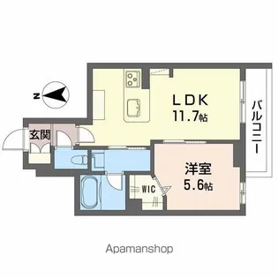 カワセミカーサ【3階】の間取り