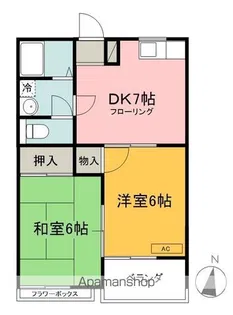 ルミエール水野【2階】の間取り