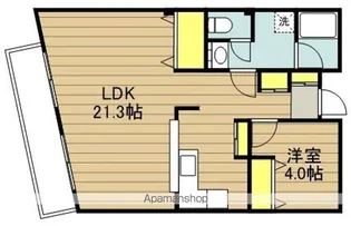 フリーデンハイム立野際【3階】の間取り