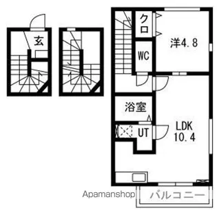 FIGAROⅦ(フィガロセブン)【3階】の間取り