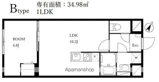 ALATO NAKAI【2階】の間取り