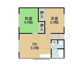 コーポウイング№1【101号室】の間取り