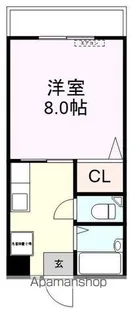 スプリングハイツ【105号室】の間取り