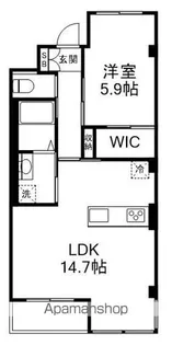 フェリーチェOZ【2階】の間取り