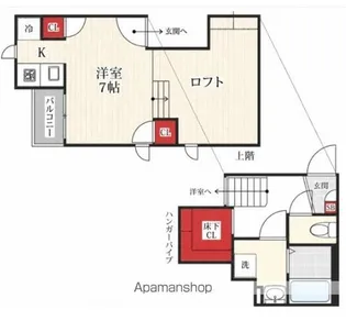 CB北柏アルバ【2階】の間取り