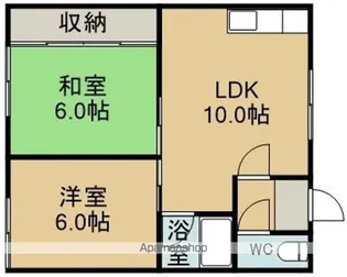 池田アパート(イケダアパート)【201号室】の間取り
