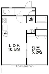 SALA BIANCA【1階】の間取り