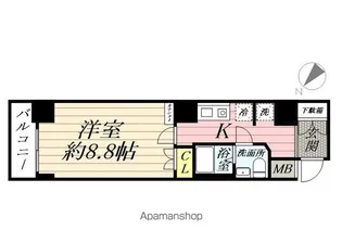 ラ・シード東神奈川駅前【6階】の間取り