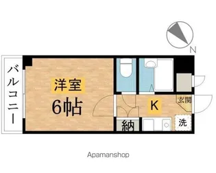 ドウェル片倉【1階】の間取り