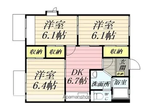 神奈川県横浜市港南区港南台6丁目【アパート】の間取り