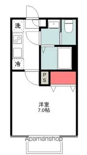 アンソレイエ園生【2階】の間取り