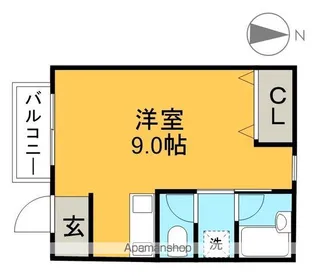 リドヴェール【1階】の間取り