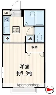 メゾンローズ【1階】の間取り