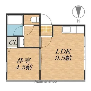 エスポワールⅡ【2階】の間取り