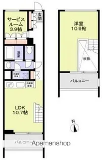 2232フレグランスアベニュー【3階】の間取り