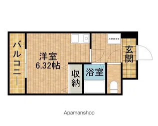 英和マンション龍禅寺【407号室】の間取り