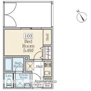 REVERESIDENCE三軒茶屋【1階】の間取り