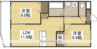 コンフォートマンション【2階】の間取り
