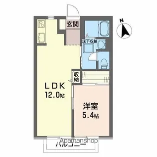 フレグランス伊藤 B【1階】の間取り