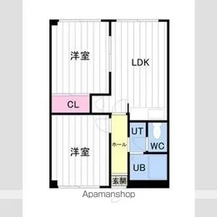 アルファレジデンス新札幌【303号室】の間取り