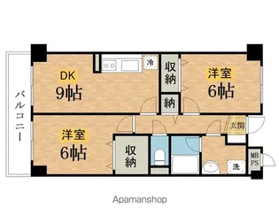 レジデンス・メルベーユ【2階】の間取り