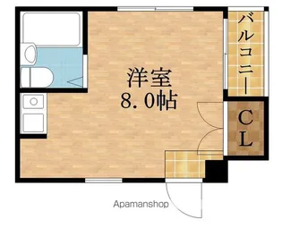 メゾン・ド・リベルテⅡ【3B号室】の間取り