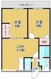 LEONE黒崎南【2階】の間取り