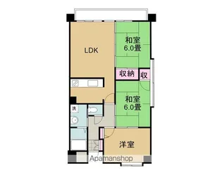 KBコート衣干【3階】の間取り