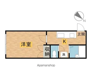 リフォックスハイム館町【108号室】の間取り