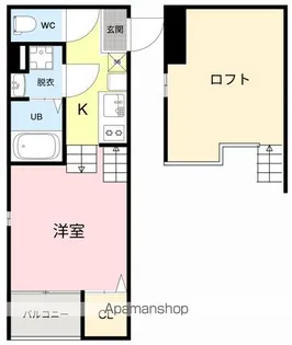 ル・シエル 小松島【1階】の間取り