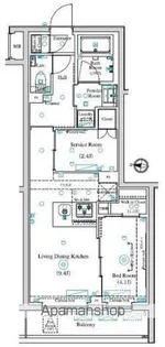 東京都練馬区中村3丁目【マンション】の間取り
