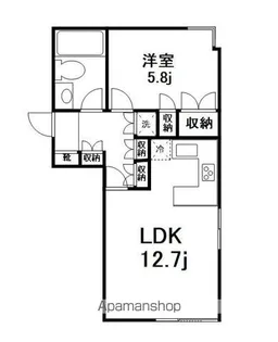 T’SGARDEN学芸大学【104号室】の間取り