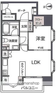 フリーディオ神楽坂【11階】の間取り