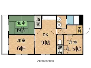 エステートコト2【2階】の間取り