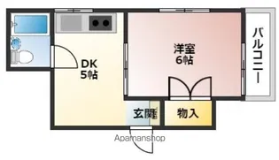 イル・ド庚午【103号室】の間取り