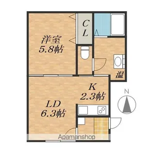 PLAIN16【2階】の間取り