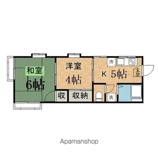 メゾンオコト【102号室】の間取り