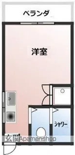 ポンデロッサ弘明寺【3階】の間取り