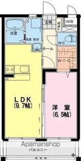 レインボースター【1階】の間取り