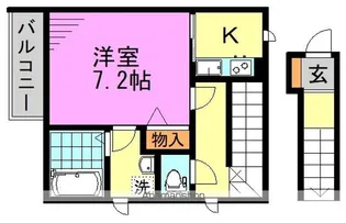 グリーンエイト野方【2階】の間取り
