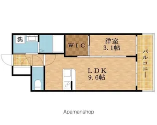 セレニテ東梅田アリエ【13階】の間取り