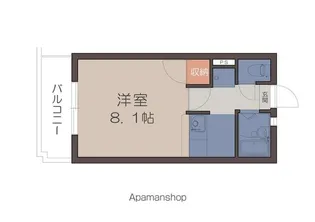 カルチェコート鴨池【3階】の間取り