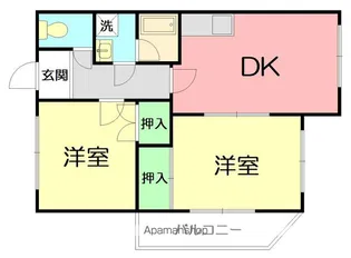 相湘第7ビル【2階】の間取り