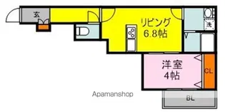 HALE LEA春日【2階】の間取り
