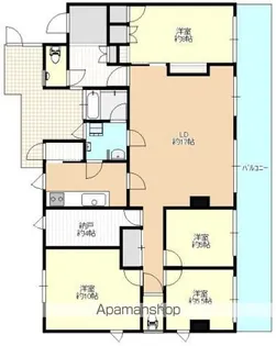あずまビル【402号室】の間取り