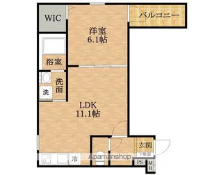 フジパレス羽衣Ⅱ番館【302号室】の間取り