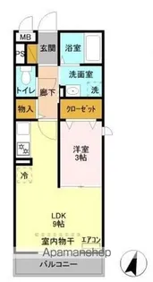 グランツ【1階】の間取り