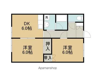 グリーンビレッジ日吉【105号室】の間取り