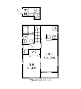 グリシナ【202号室号室】の間取り