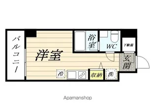 マイナビSTAY川崎ルーナ(クラリッサ川崎ルーナ)【5階】の間取り
